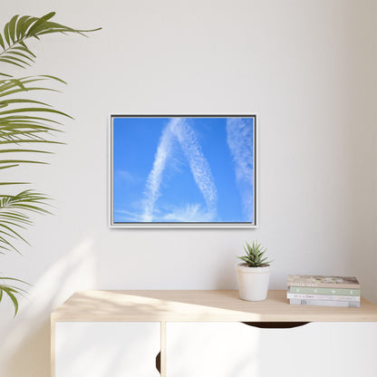 Skyward Whispers - Unique Stretched Canvas Wall Art