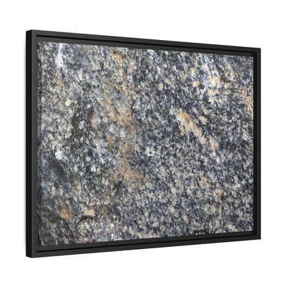 Crystalline Echoes - Unique Stretched Canvas Wall Art