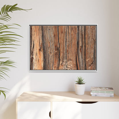 Echoes of Timber - Unique Stretched Canvas Wall Art