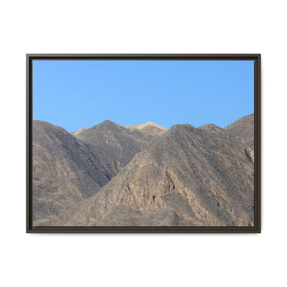 Echoes of Barren Peaks - Unique Stretched Canvas Wall Art - Art By Earth