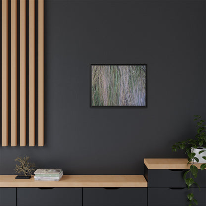 Whispers of Silver Grass - Unique Stretched Canvas Wall Art