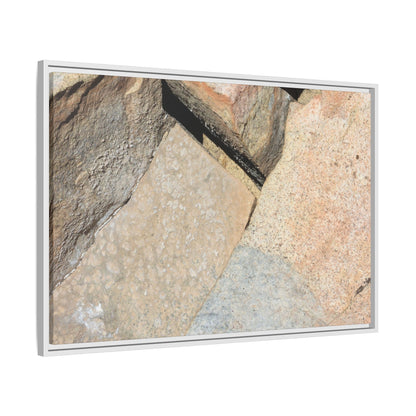 Rock Fragment - Unique Stretched Canvas Wall Art