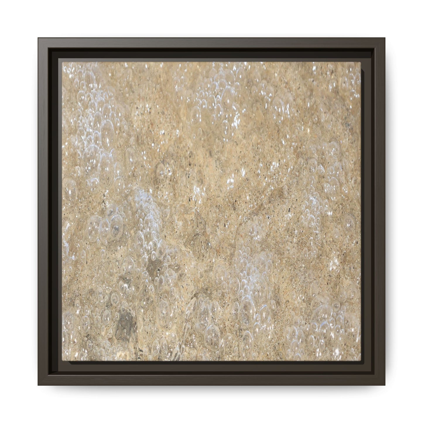 Bubbling Sand - Unique Stretched Canvas Wall Art