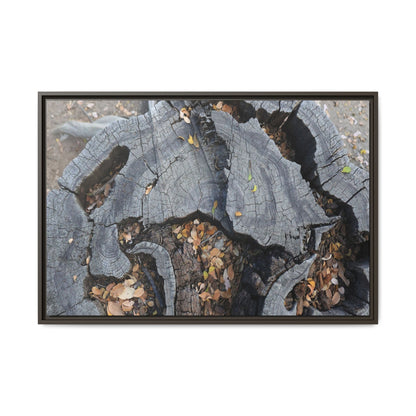 Time's Fractal Memory - Unique Stretched Canvas Wall Art