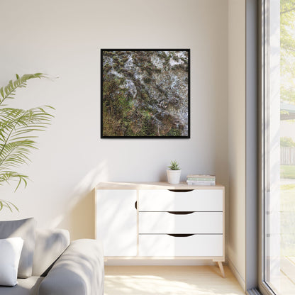 Mossy Whispers - Unique Stretched Canvas Wall Art