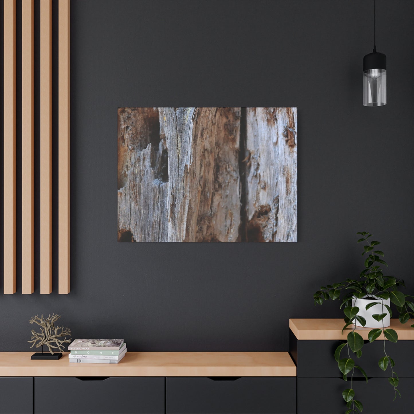 Timber Tapestry - Unique Frameless Canvas Wall Art