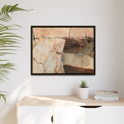 Fractured Stone - Unique Stretched Canvas Wall Art