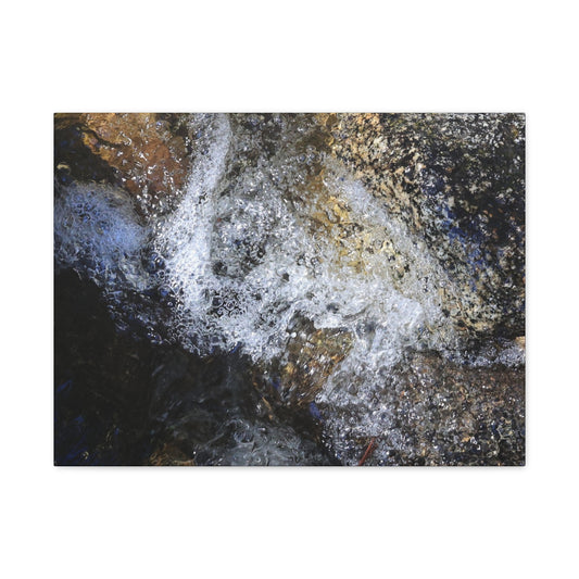 Liquid Stone - Unique Frameless Canvas Wall Art