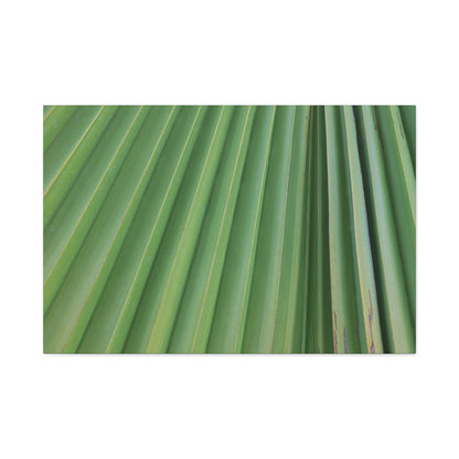 Palm Pulse - Unique Frameless Canvas Wall Art