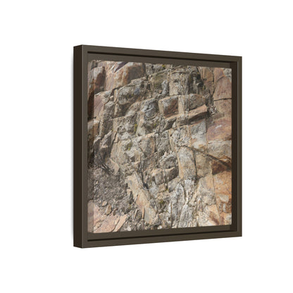 Stone's Silent Story - Unique Stretched Canvas Wall Art