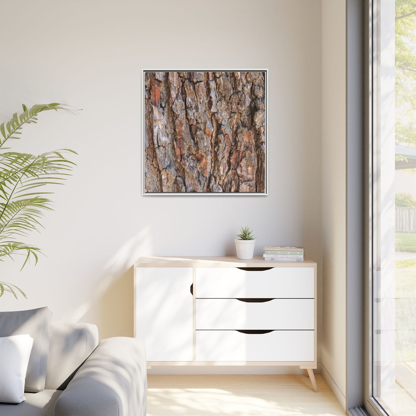 Tree's Timeworn Tale - Unique Stretched Canvas Wall Art