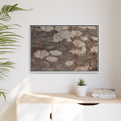 Lichen's Legacy - Unique Stretched Canvas Wall Art
