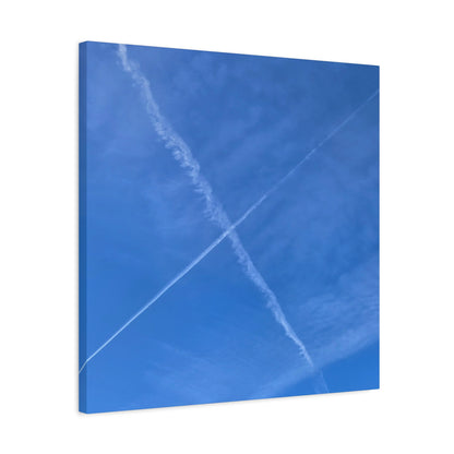 Crossing Paths - Unique Frameless Canvas Wall Art