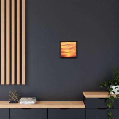 Burning Skies - Unique Stretched Canvas Wall Art