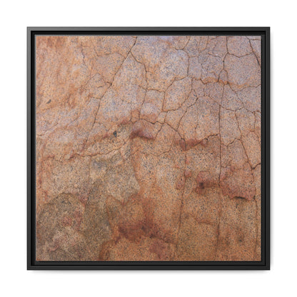Russet Fissures - Unique Stretched Canvas Wall Art