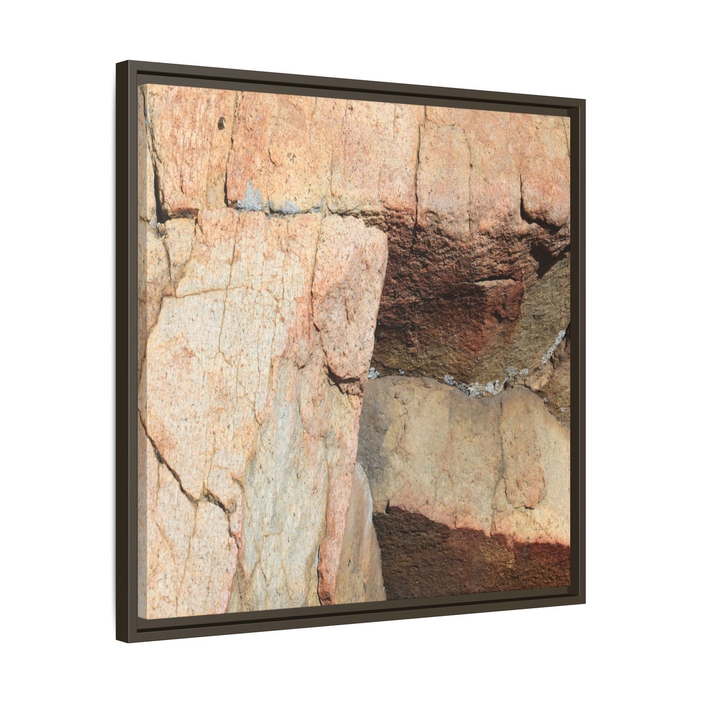Fractured Stone - Unique Stretched Canvas Wall Art