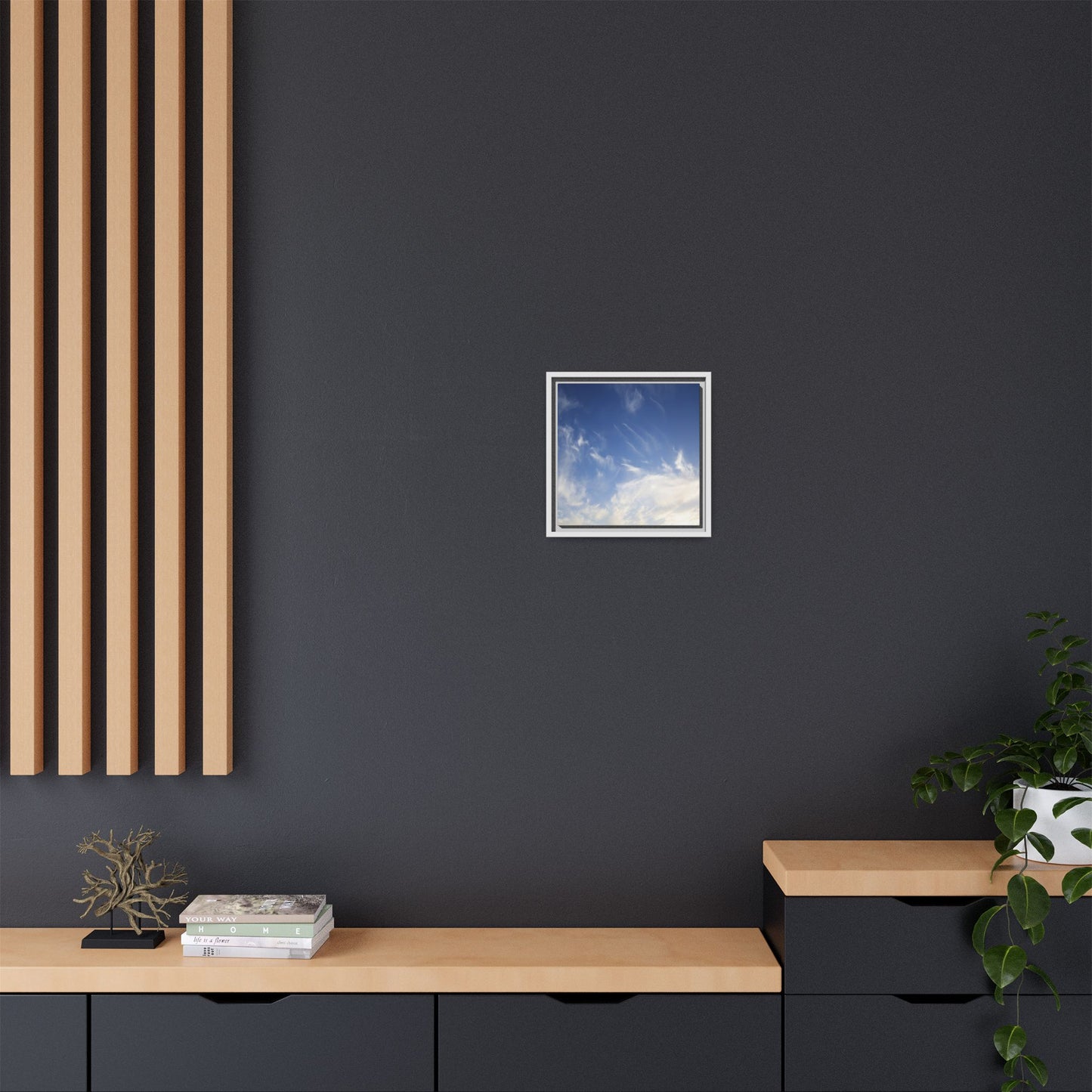 Whispers of Sky - Unique Stretched Canvas Wall Art