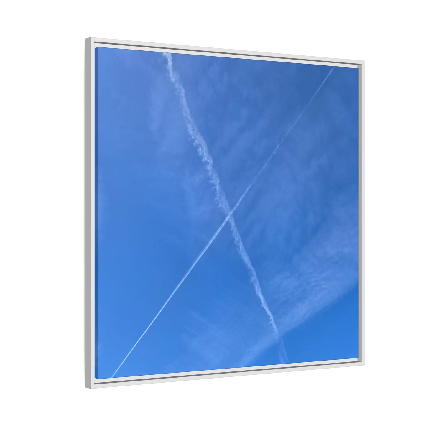 Sky Crossroads - Unique Stretched Canvas Wall Art