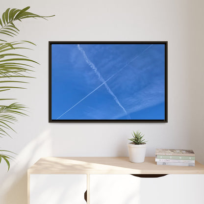Sky Crossroads - Unique Stretched Canvas Wall Art