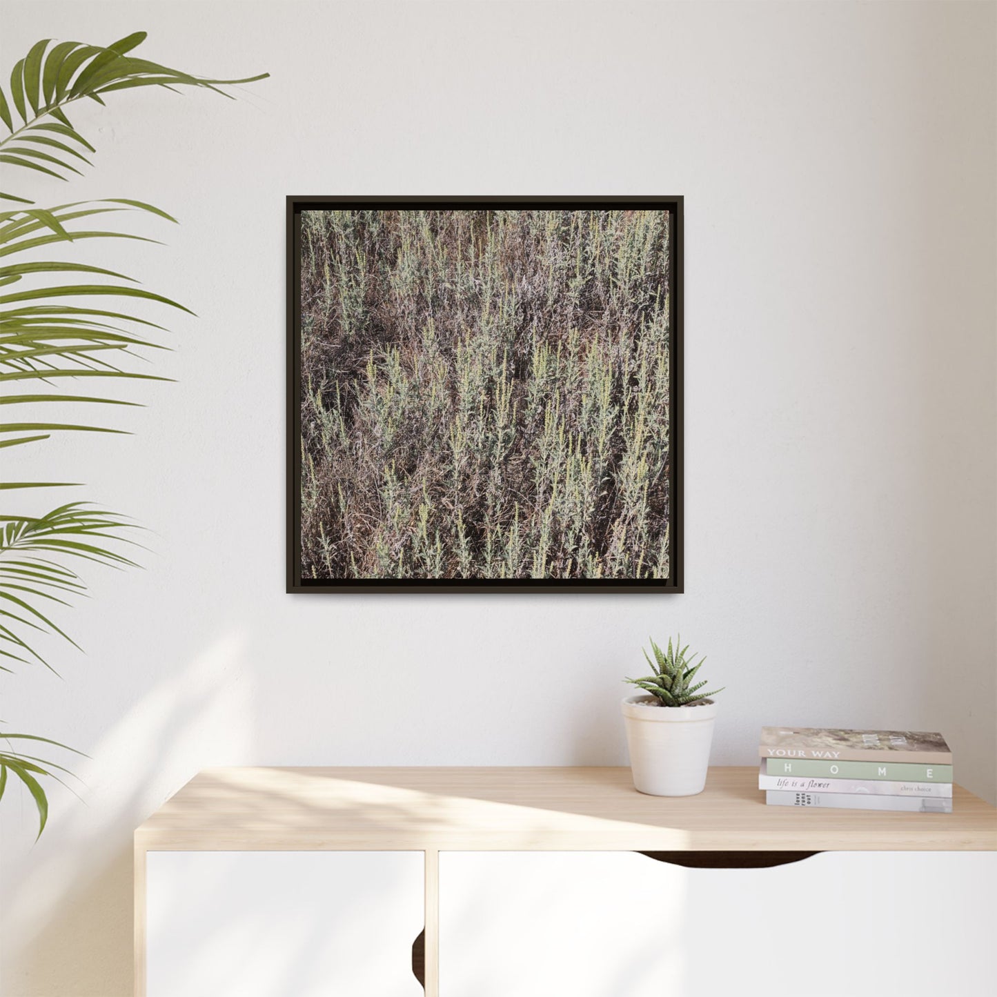 Sage Fields Forever - Unique Stretched Canvas Wall Art - Art By Earth