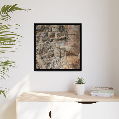 Sandstone Symphony - Unique Stretched Canvas Wall Art