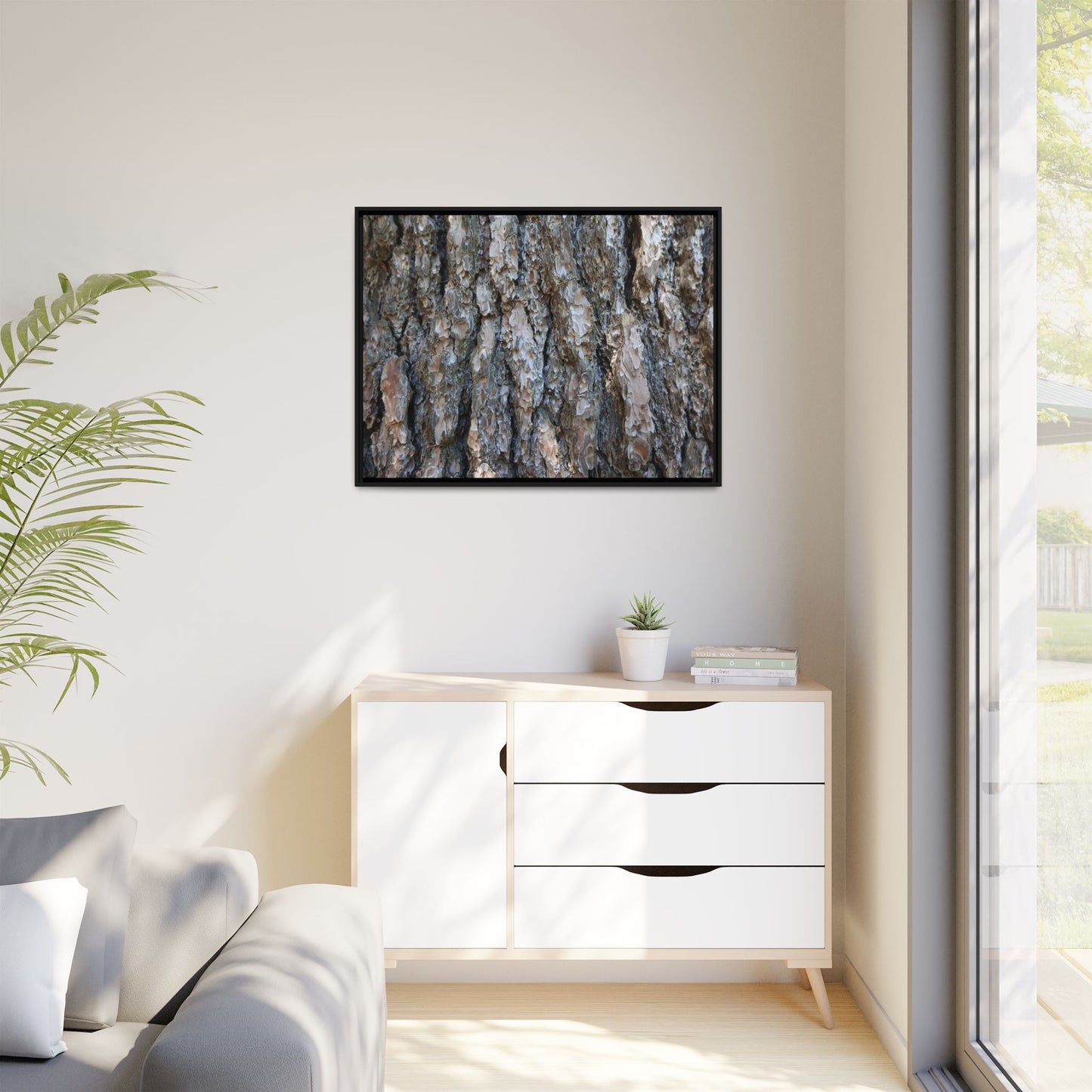 Bark Whispers - Unique Stretched Canvas Wall Art