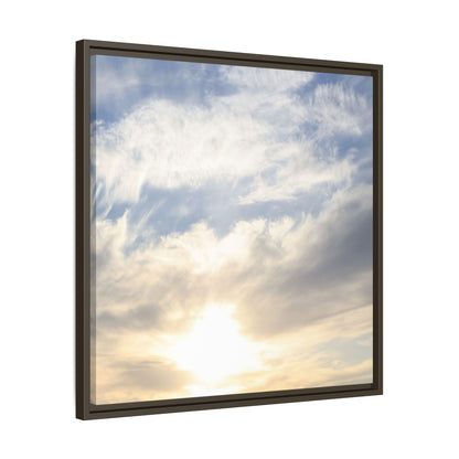 Sky's Ethereal Whisper - Unique Stretched Canvas Wall Art