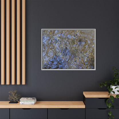 Aquatic Reflections - Unique Stretched Canvas Wall Art