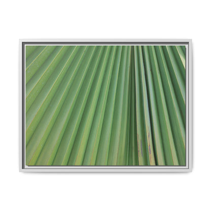 Emerald Rays - Unique Stretched Canvas Wall Art