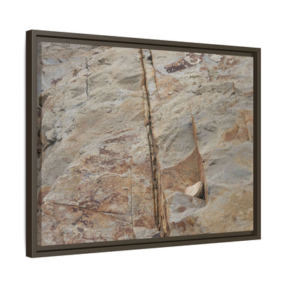 Sedimentary Symphony - Unique Stretched Canvas Wall Art