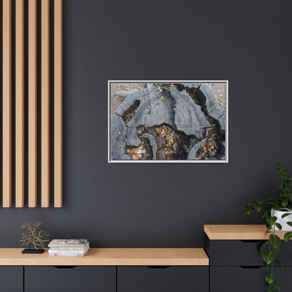 Time's Fractal Memory - Unique Stretched Canvas Wall Art