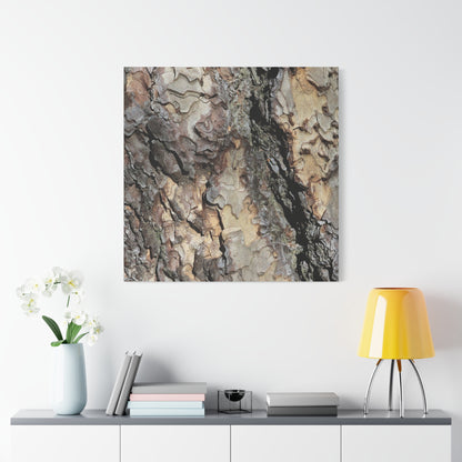 Wooden Labyrinth - Unique Frameless Canvas Wall Art