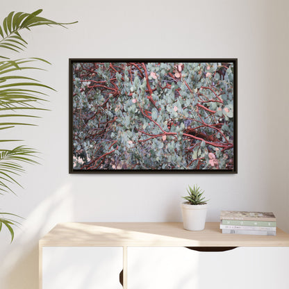 Whispers of Sage - Unique Stretched Canvas Wall Art
