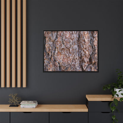 Woody Layers - Unique Stretched Canvas Wall Art