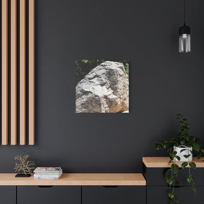Stone of Solitude - Unique Frameless Canvas Wall Art