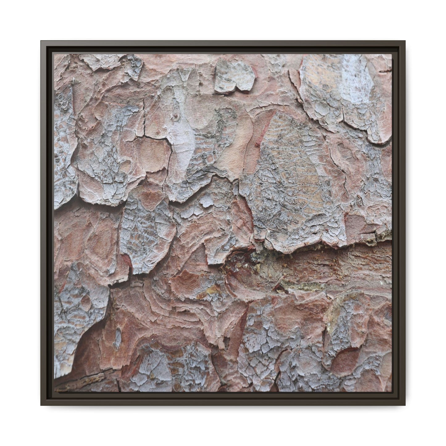 Flaking Serenity - Unique Stretched Canvas Wall Art