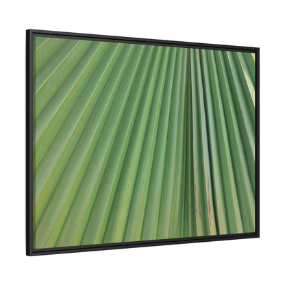 Emerald Rays - Unique Stretched Canvas Wall Art