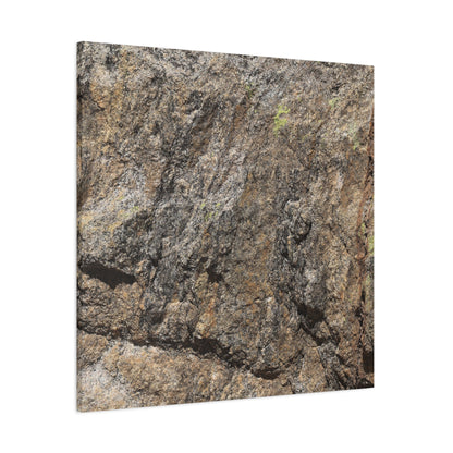 Weathered Stone Secrets - Unique Frameless Canvas Wall Art