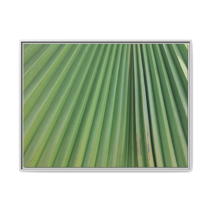 Emerald Rays - Unique Stretched Canvas Wall Art