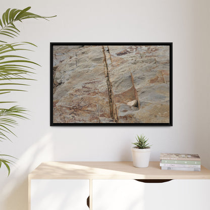 Sedimentary Symphony - Unique Stretched Canvas Wall Art
