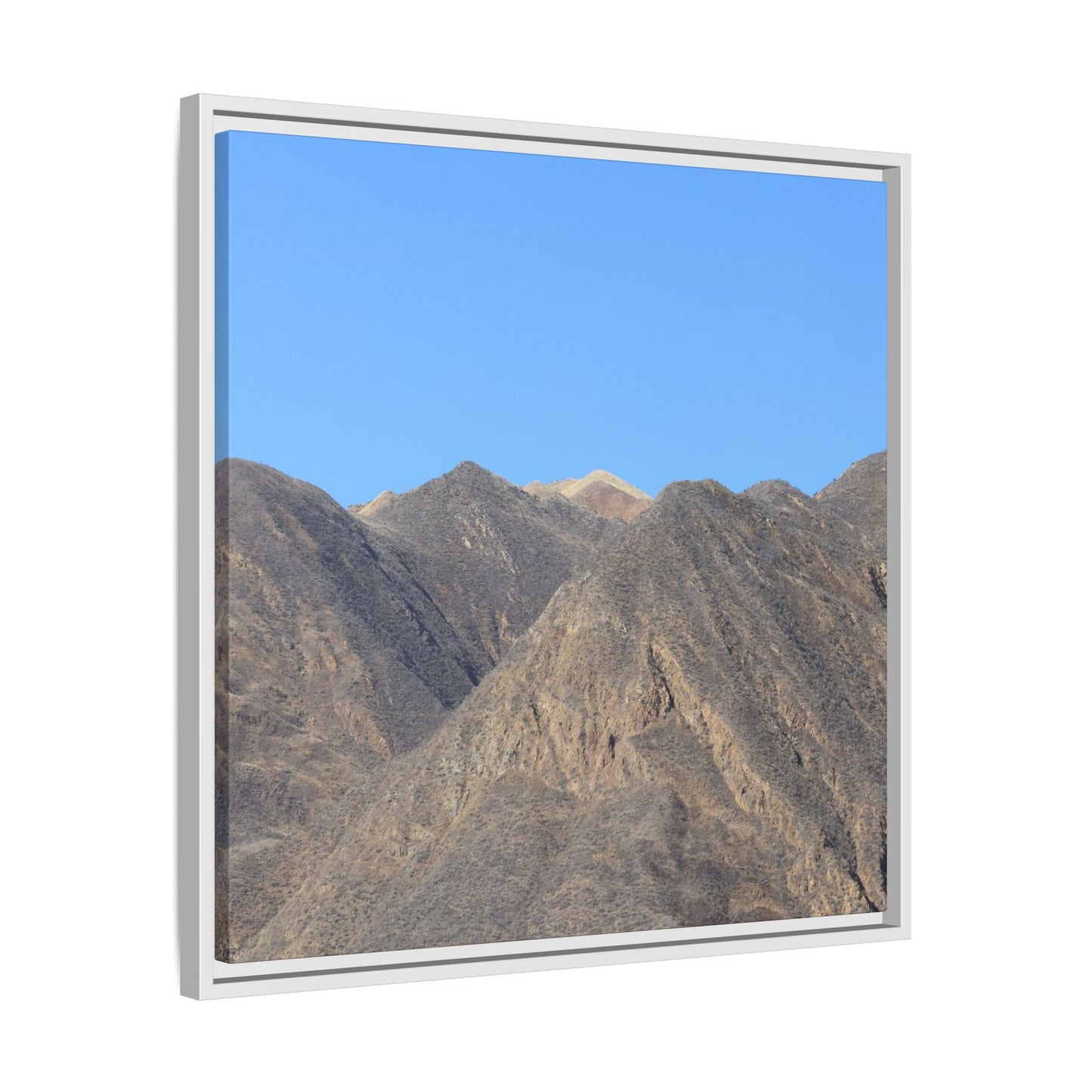 Echoes of Barren Peaks - Unique Stretched Canvas Wall Art - Art By Earth