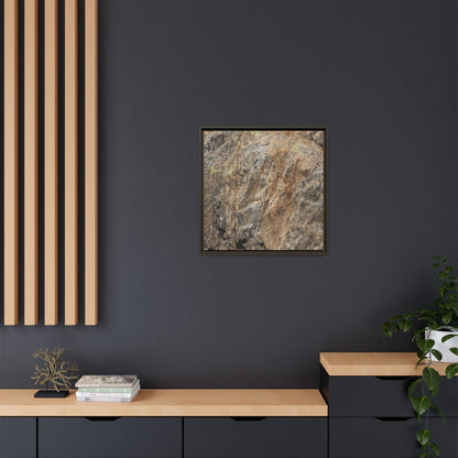 Weathered Rock Formation - Unique Stretched Canvas Wall Art