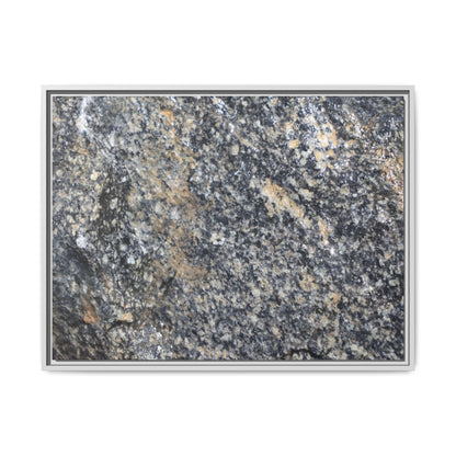 Crystalline Echoes - Unique Stretched Canvas Wall Art