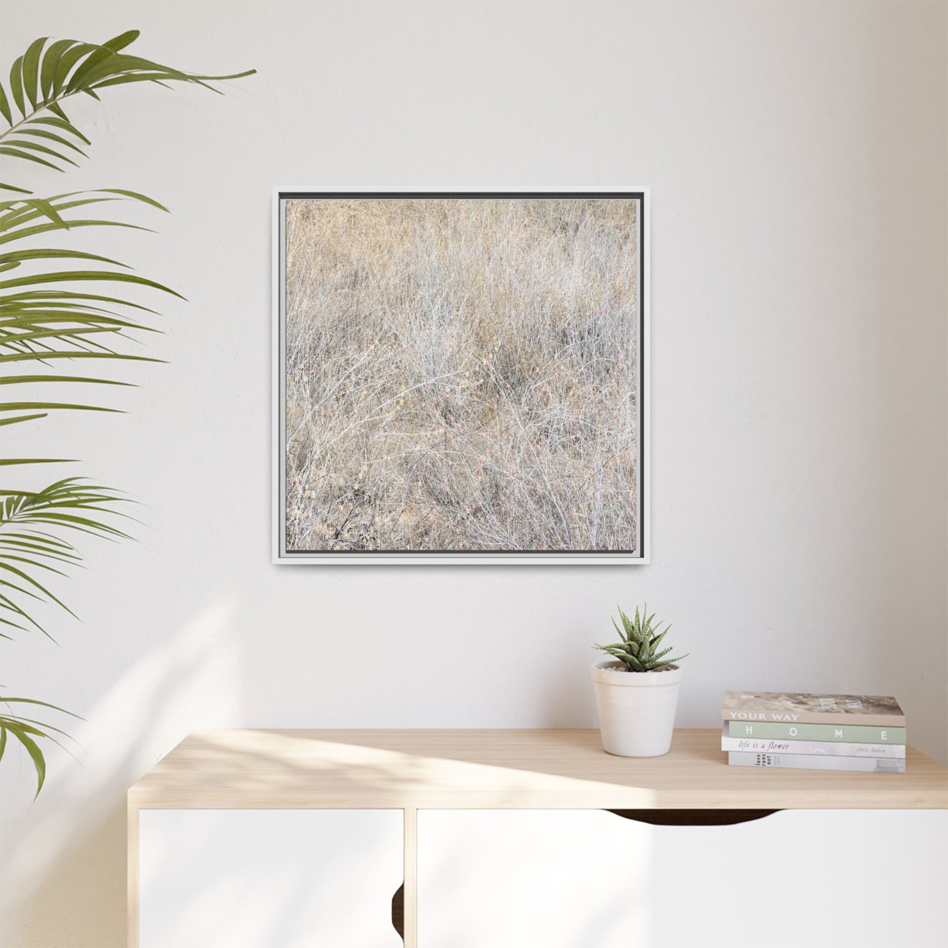 Whispers of Dry Grass - Unique Stretched Canvas Wall Art - Art By Earth