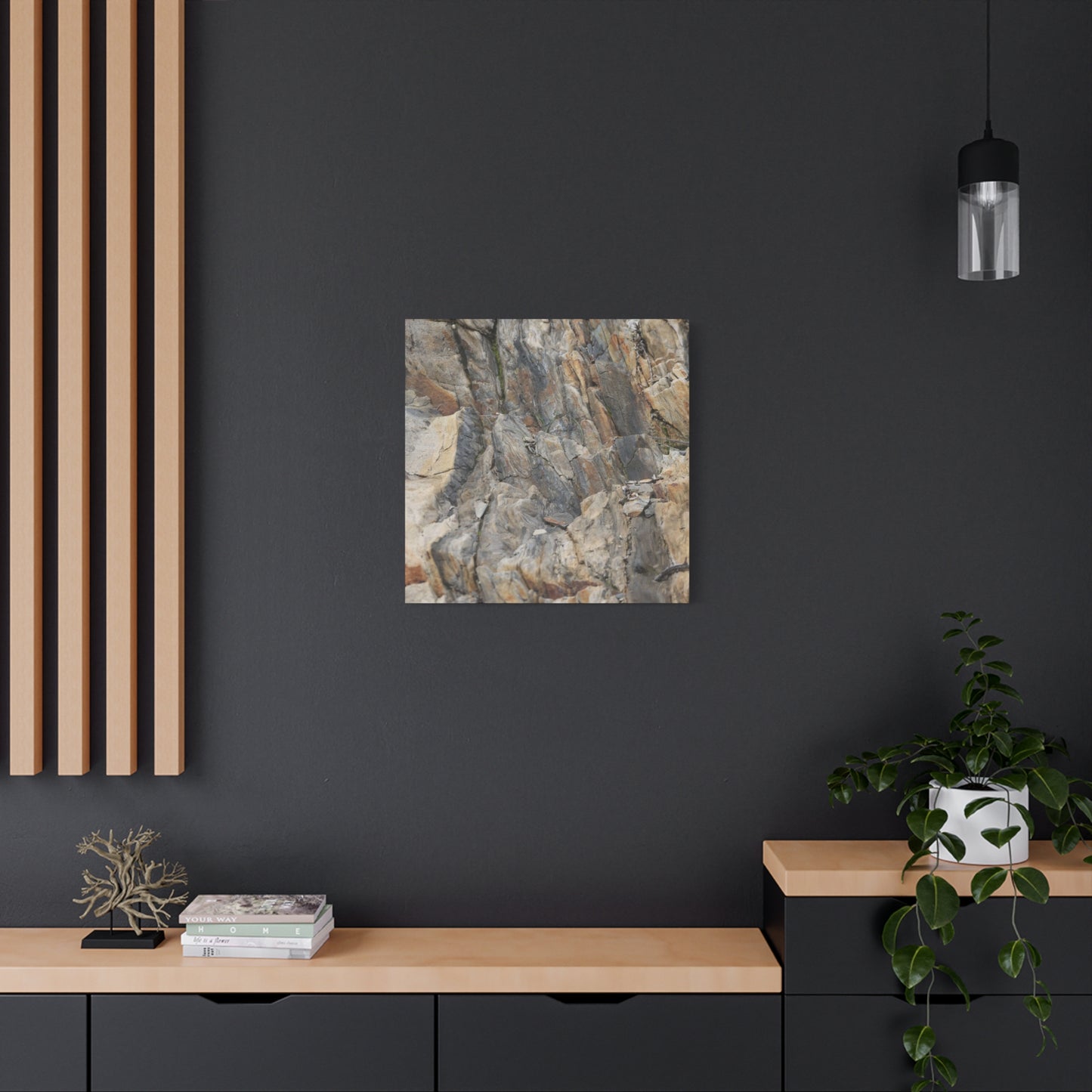 Fractured Memory - Unique Frameless Canvas Wall Art