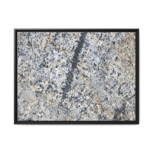 Granite Bubbles - Unique Stretched Canvas Wall Art