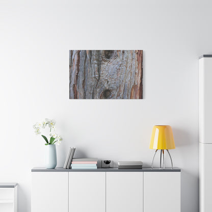 Wooden Memoir - Unique Frameless Canvas Wall Art