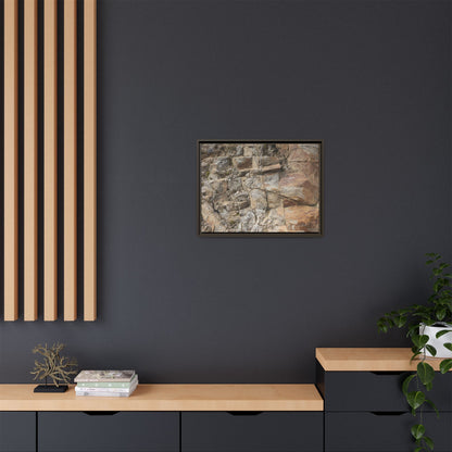 Sandstone Symphony - Unique Stretched Canvas Wall Art