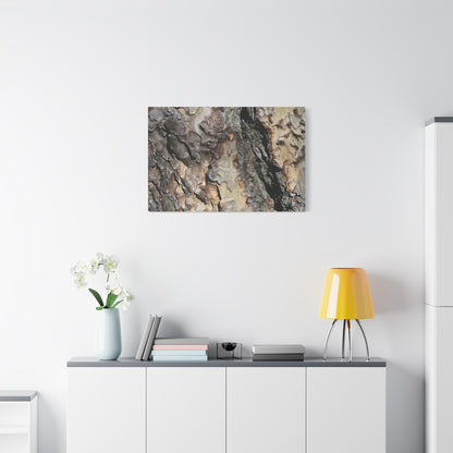 Wooden Labyrinth - Unique Frameless Canvas Wall Art