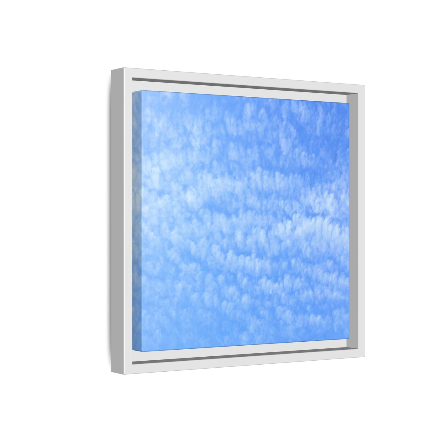 Wispy Blue Dreams - Unique Stretched Canvas Wall Art